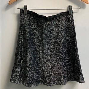 Vintage Glitter Mini Skirt